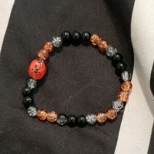 Halloween Beaded Bracelet